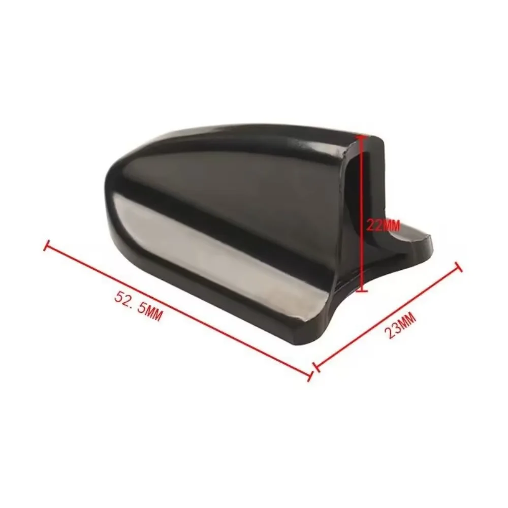 Kit Spoiler per Tetto Auto 10 Pezzi, Nero/Fibra di Carbonio, Forma Pinna di Squalo, con Nastri Autoadesivi per la Maggior Parte delle Auto - immagine 3