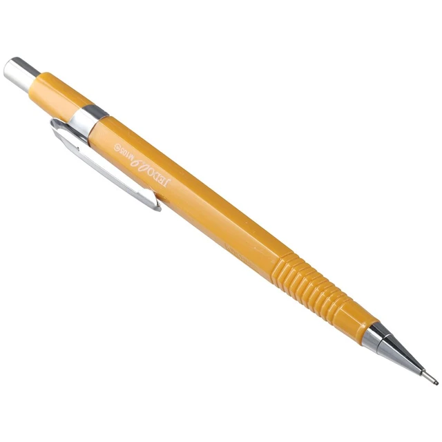 24 Pcs Mechanical Pencil,Yellow Metal Retractable Automatic