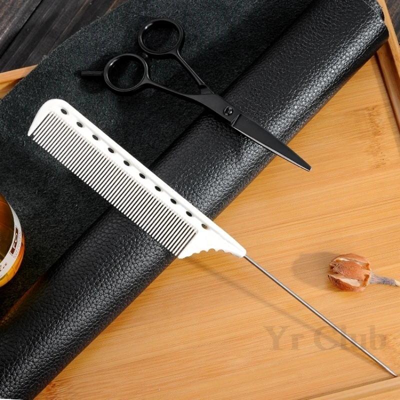 101 102 Steel Needle Pointed Tail Comb Hair Salon Haircut Combs Barber Shop Hairdressing Hairbrush Hairstylist Styling Tools 4