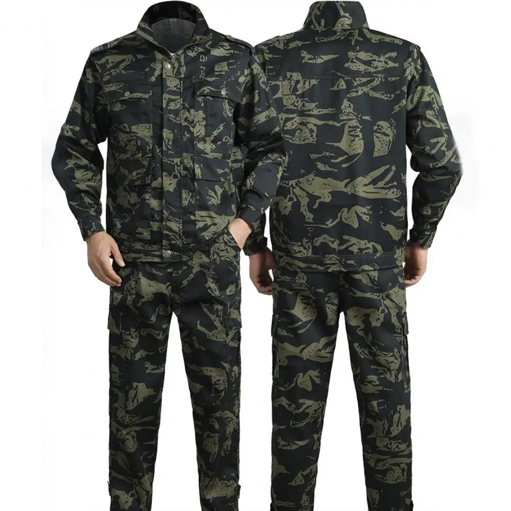 

Winter Work Clothes Suit Men's Plus Velvet Thick Cotton Wear-resistant Cargo Jackets Pant Sets Tracksuit conjuntos de pantalón