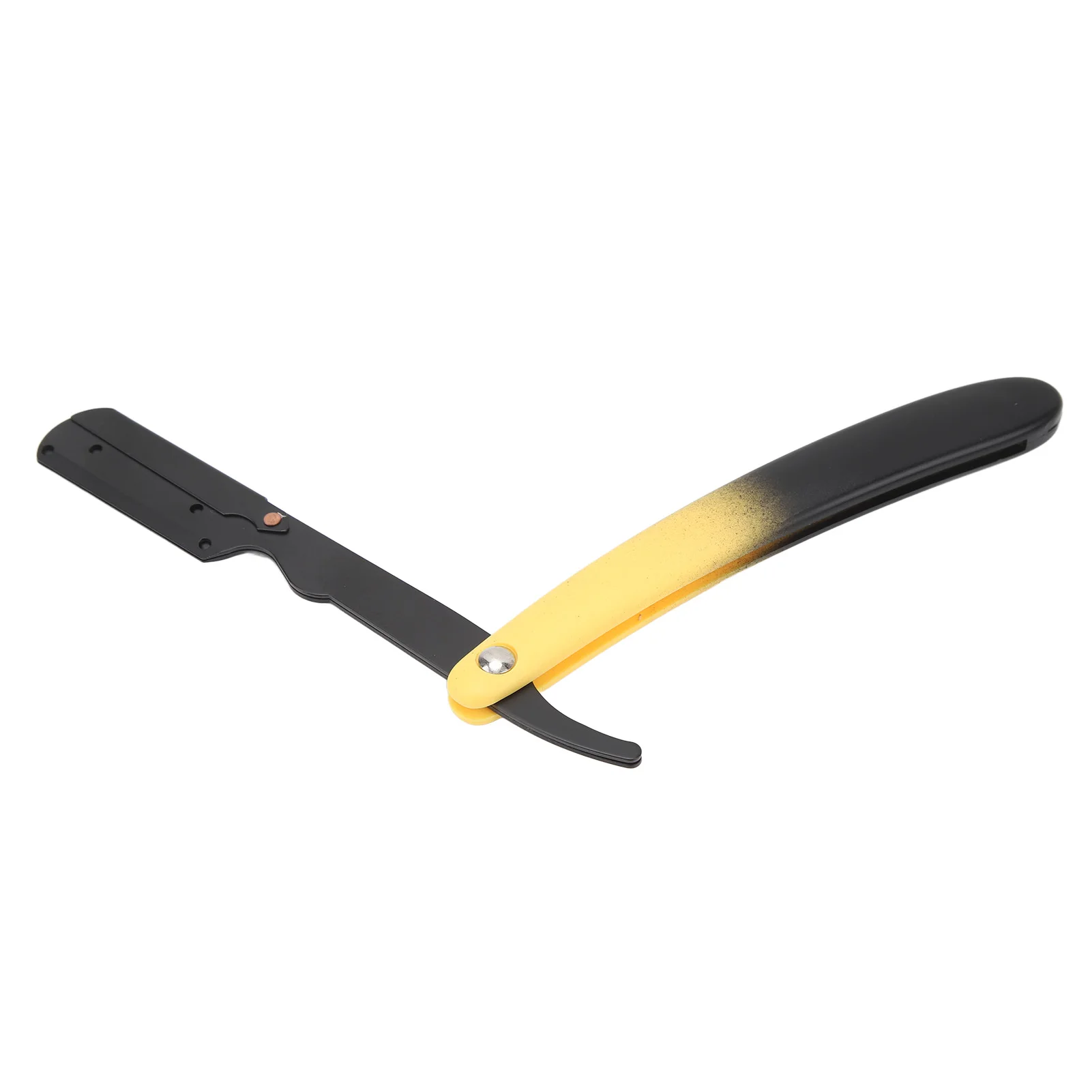 

Straight Beard Trimmer Holder Stylish Stainless Steel Manual Beard Blade Holder Mellow Ergonomic for Home for Face Grooming