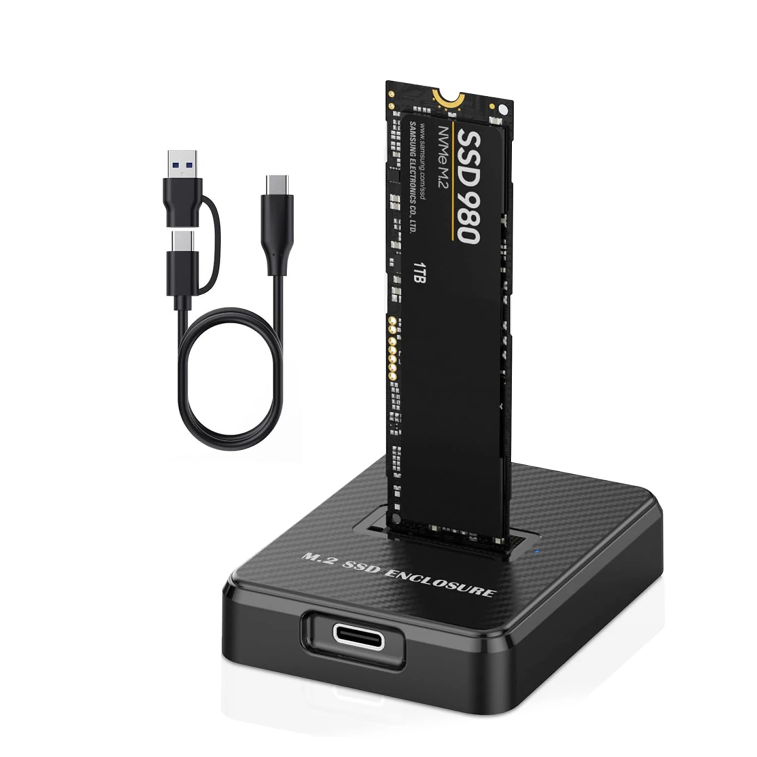 M.2 NVME SATA SSD 도킹 스테이션 베이스 외장 SSD 하드 디스크..