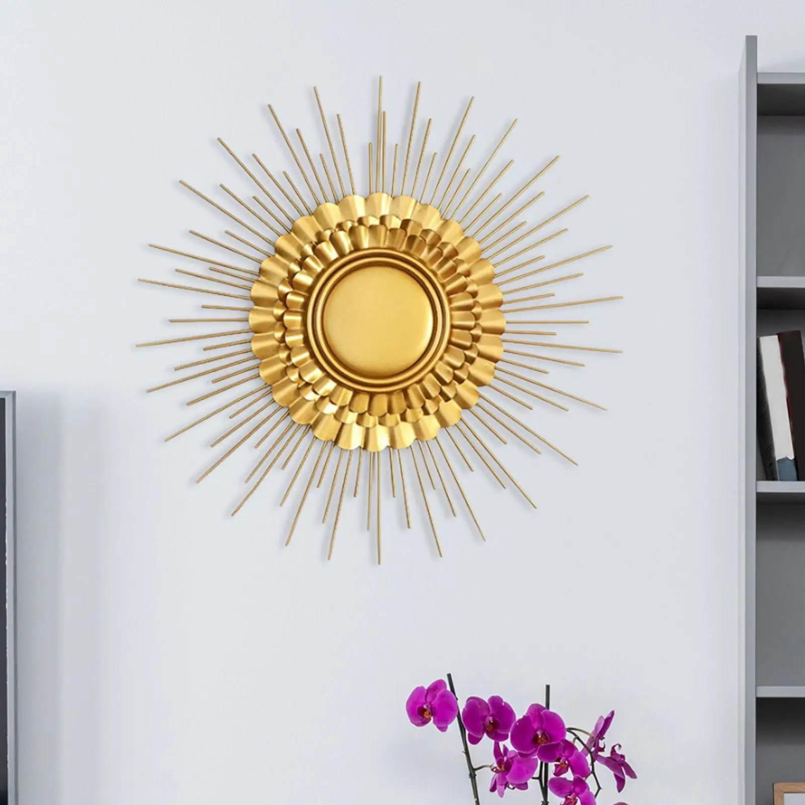 

Настенный Декор Sun Wall Art, современный минимализм, креативный подарок 23,6 дюйма, настенная табличка для спальни, ресторана, гостиной, входа в дом