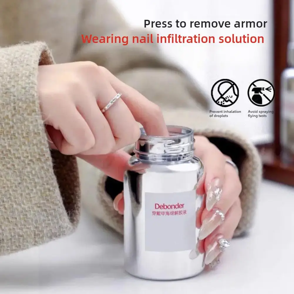 Nail Polish Remover Gel for False Nails Removal No Damage