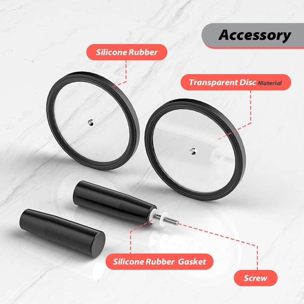 7" EP 12" LP Vinyl Record Cleaner Protector Waterproof Clamp