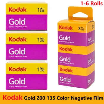 Kodak GOLD 200 135 Pellicola negativa a colori 1-10 Rotoli Pellicola da 35 mm 36 Esposizione per rotolo Adatto per Fujifilm Film Camera M35 / M38 /Ultra F9