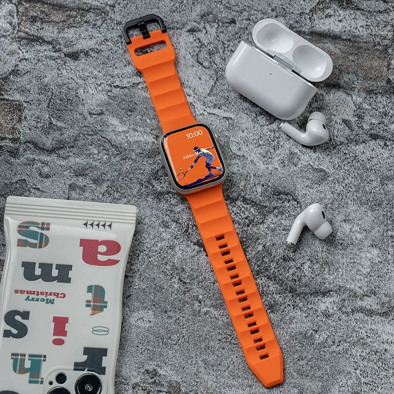 Silicone Wave Bracelet Wristband