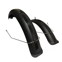 Garde-boue pour pneus de vélo, ensemble de garde-boue pour pneus larges, 26/20 pouces x 4.0, pour vélo pliant, neige, BMX, vtt, pièces de cyclisme 4
