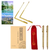 M6CF 2 Pieces Dowsing Rods Finding Paranormal Energy Lost Items Underground Water 1