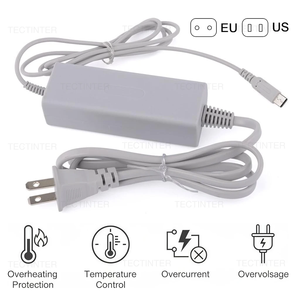 Wii U Charger EU/US Plug