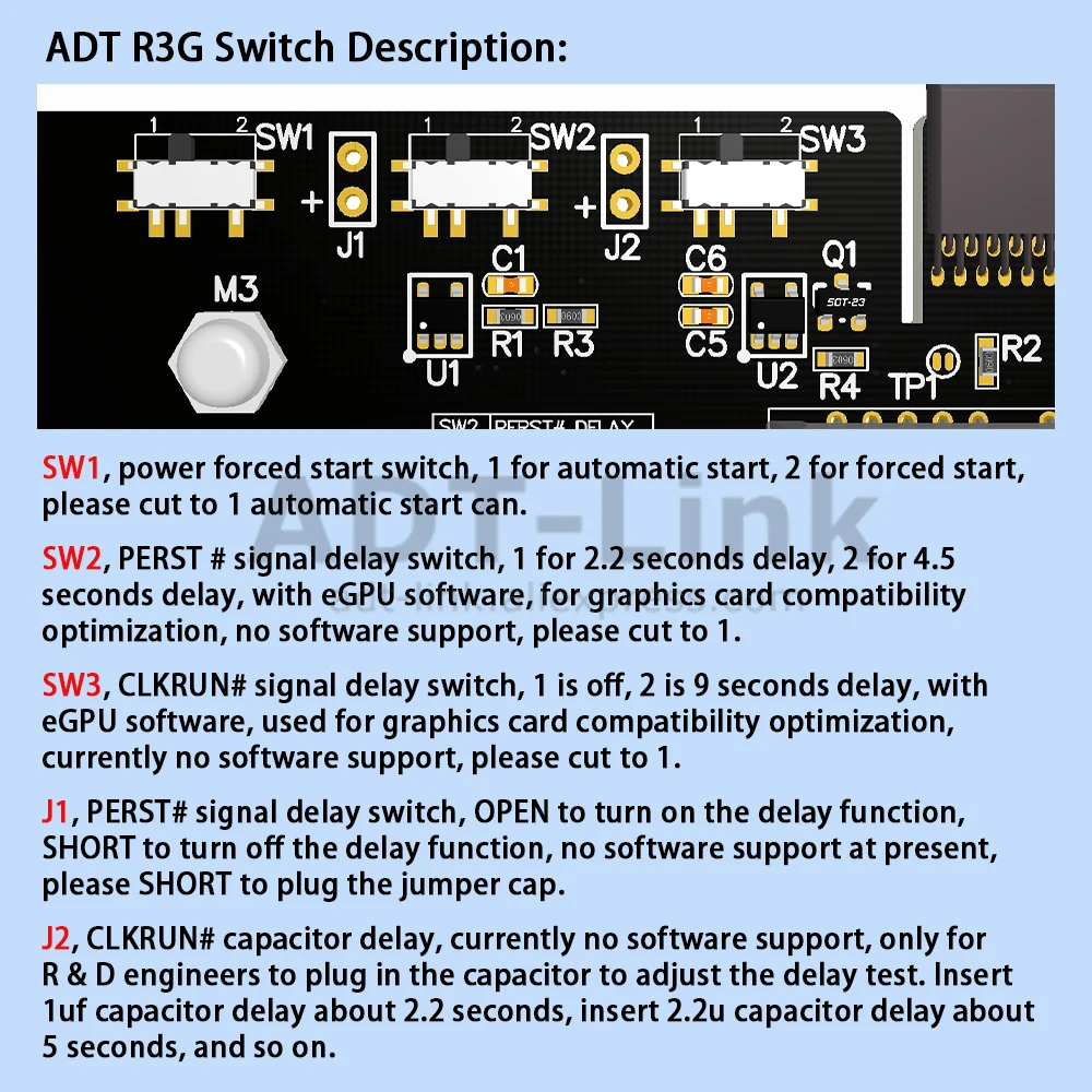 4.0 X16 Conector PCI-E 16x Para M.2
