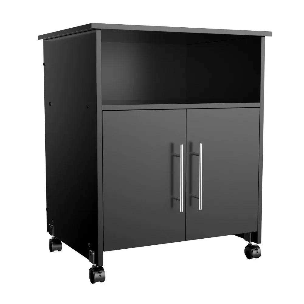 

Mobile Printer Stand for Home Office Shelf Storage Black File Cabinets Furniture Filing Cabinet Documents for Documents Shelving