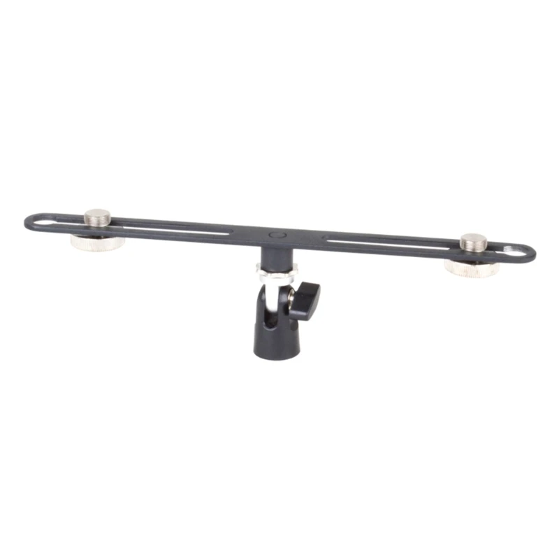 Microphone stand Stereo Microphone Rods for 2 Microphones Studio Recording Mic Stand Microphones Double Mount Extension Brackets