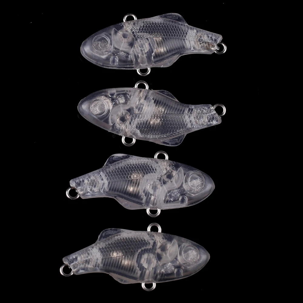 CCLTBA 20PCS/LOT Unpainted Mini VIB Baits 3.5cm/2.7g Sinking Hard Artificial Fishing Lures Blanks Vibration Wobble DIY Lure