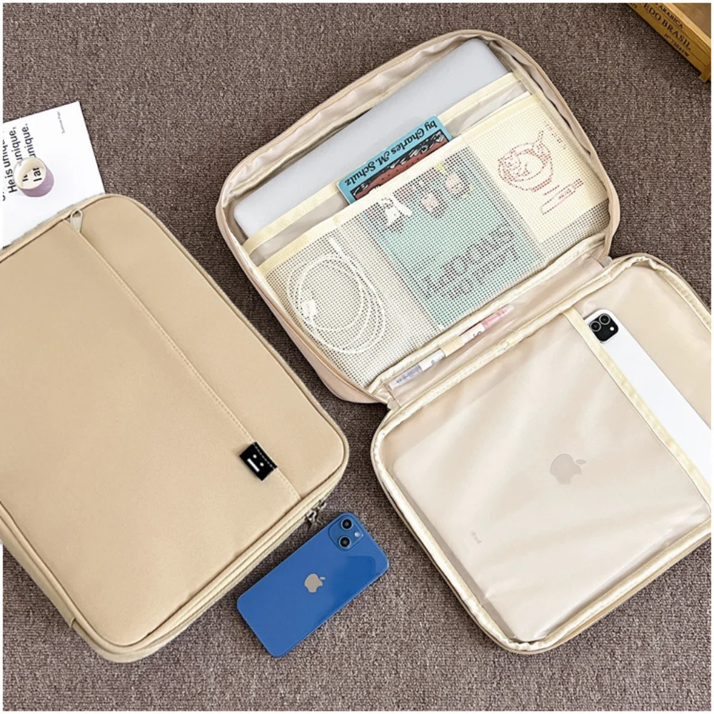 Ins Laptop Sleeves Tablet Inner Bag 11 13 15.6 Pollici Per Ipad Pro 10.9 12.9 Air 1 2 3 4 Mini 5 6 Macbook Air M2 Xiaomi Ipad Case