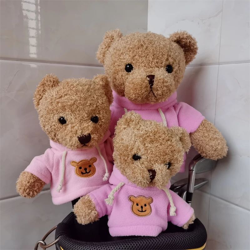 

ONESPORT Golf Bear Head Covers For Driver Fairway Wood Hybrid Club Headcovers Plush Toy Protector
