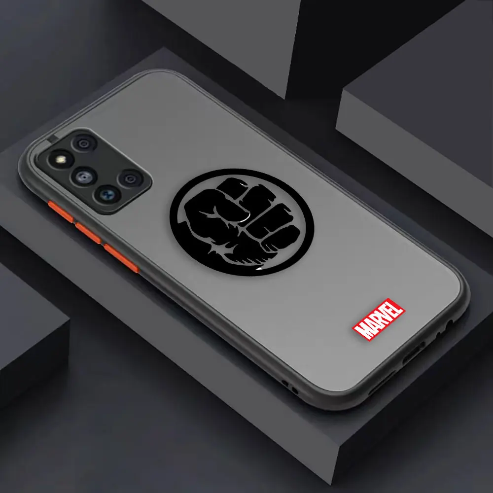 thumbnail image 1 of Funda mate para Samsung Galaxy M62 M53 M52 M51 M33 M32 M31 M30S M23 5G J8 J7 J6 J5 J4 Funda Capa Shell Marvel Logo Lron Spider-Aan, 1 of 5