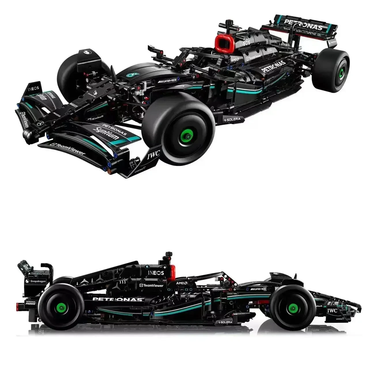 1642PCS Technical F1 W14 E Performance Building Blocks Super Race Car Assembly Model 1：8 Vehicle Toys Boys Christmas Gift 2