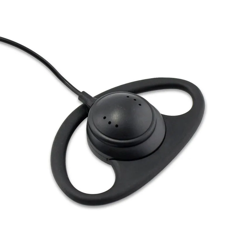 10PCS 1 Pin D Shape Ear Hook Earphone Headset PTT Mic Speaker for Motorola MH230R T6200 T6200C T6220 TKLR T3 T4 T5 T6 Radio