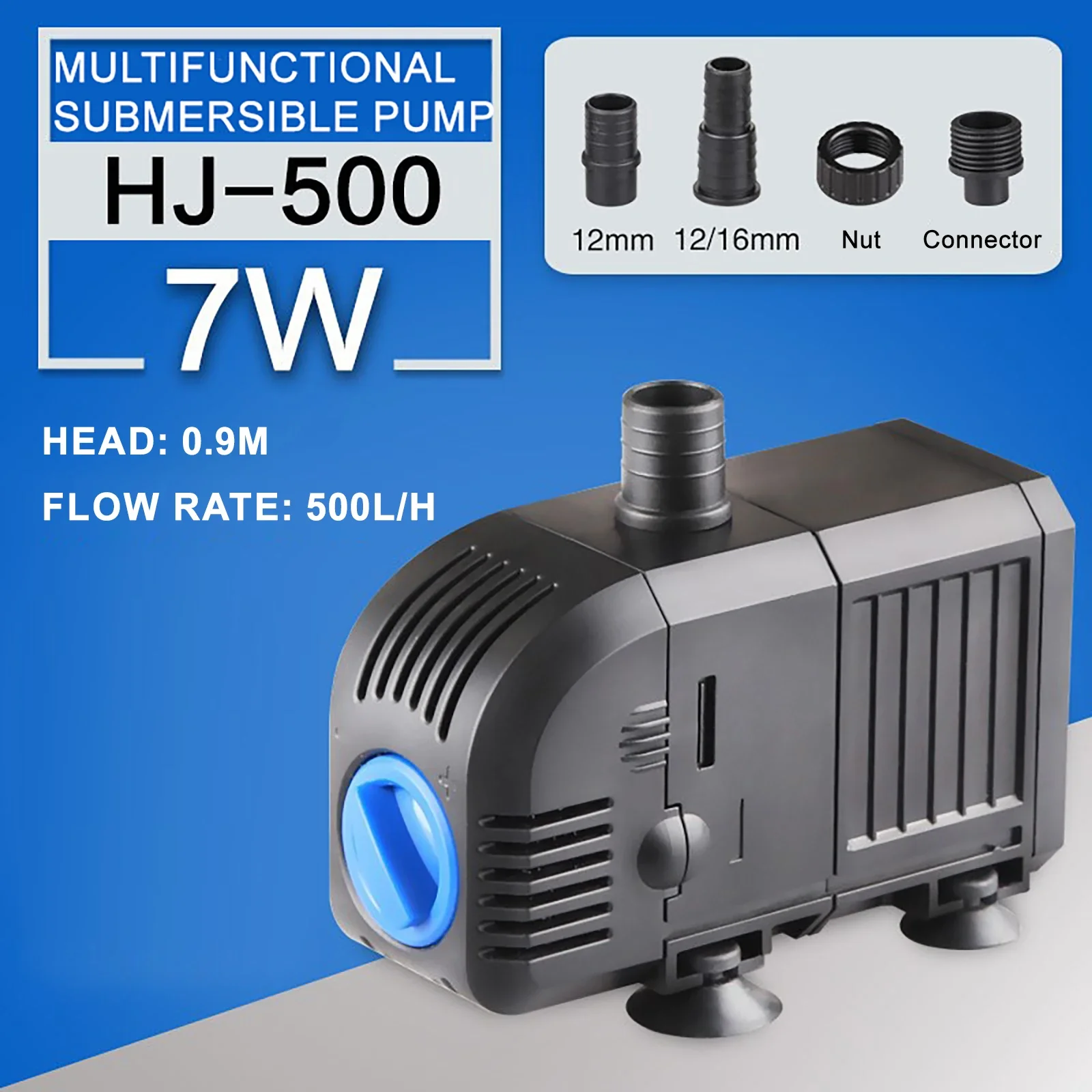 ตัวเลือกสินค้า 500—3000L/H อัจฉริยะบ่อปลา Aquarium ปั๊มน้ํา 220-240V 50Hz ULTRA-Quiet ถังปลาน้ําพุน้ําปั๊มกรอง