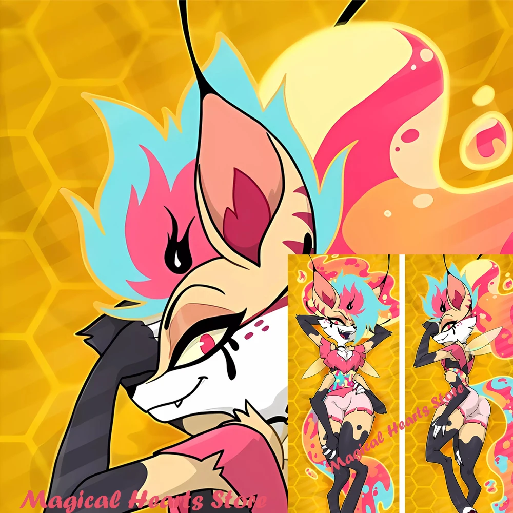 

Dakimakura Anime Pillow Case Furry Fox Double-sided Print Of Life-size Body Pillowcase Gifts Can be Customized