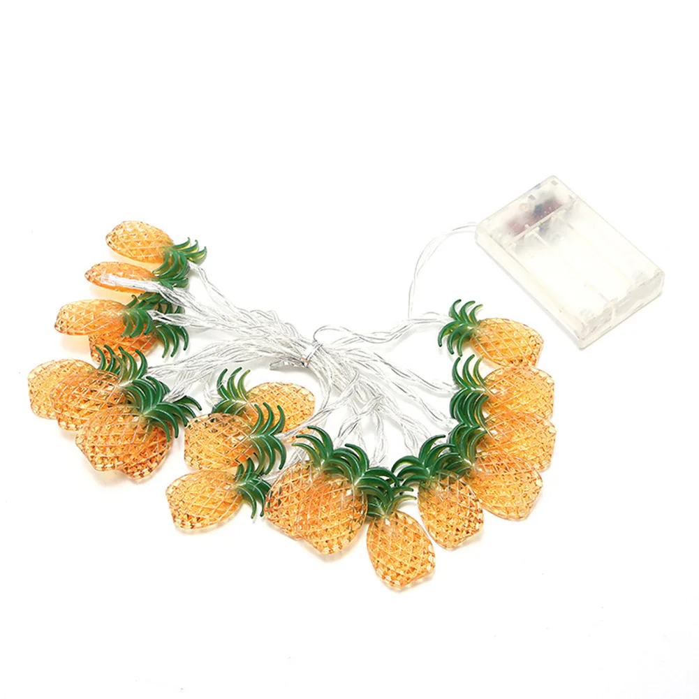 20LED Pineapple String Light Cartoon String Light Hawaii Party Decor Pineapple Fairy Lights Birthday Wedding Lamps 3 Meters