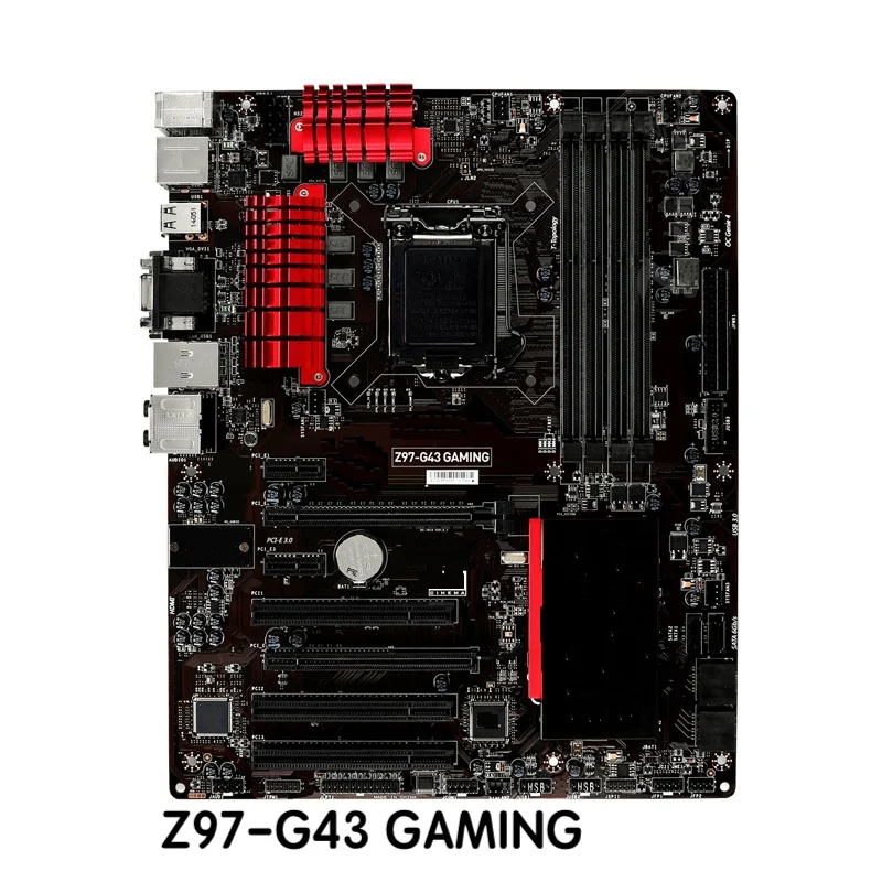 Per Scheda Madre Da Gioco Msi Z97-G43 Scheda Madre Lga 1150 Ddr3 Testata Al 100% Ok Completamente Funzionante Spedizione Gratuita
