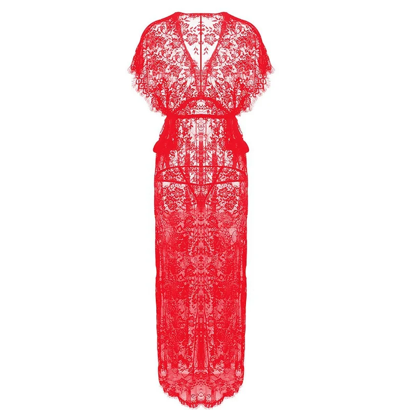 

Sexy Sleepshirts Night Dress Lace Gowns Nightgown Summer Dress Women Lace Long Dress Elegant Bodycon Party Dresses Sleepwear