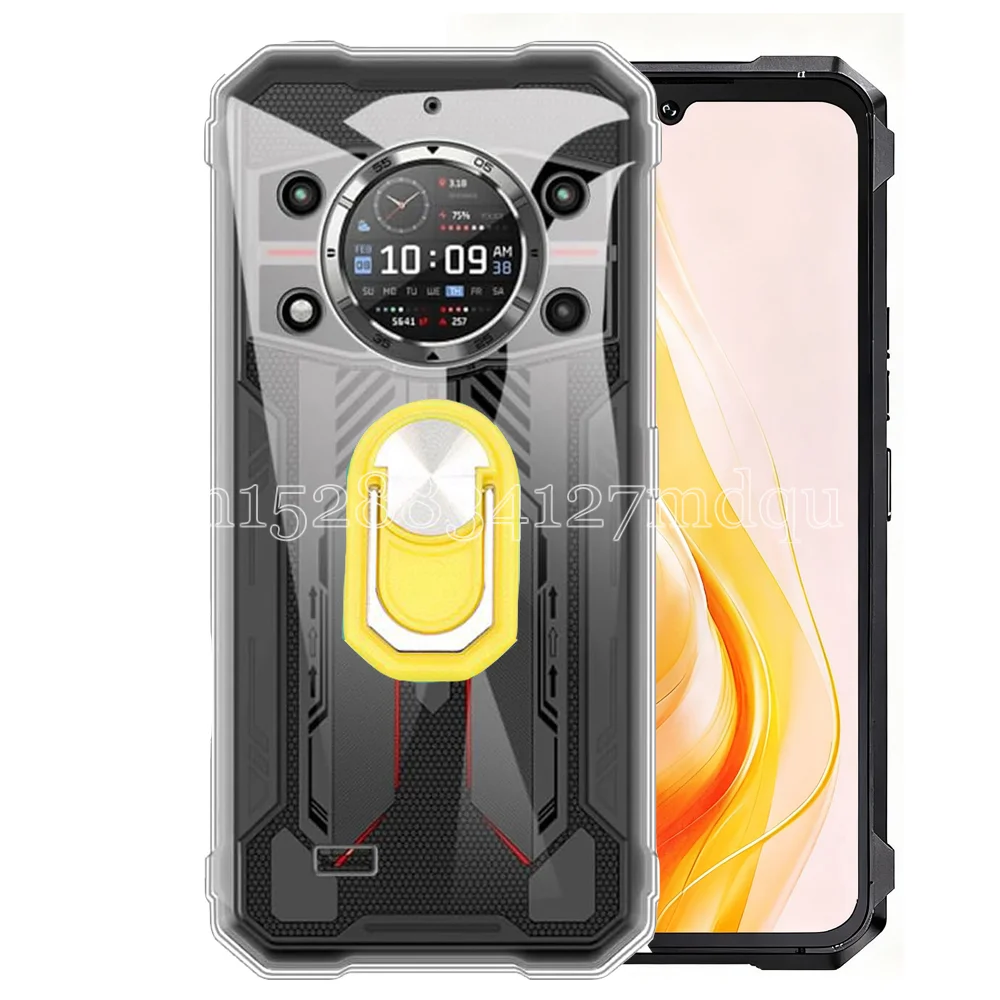 Shockproof Ring Holder Kickstand Case - Soft TPU Cover