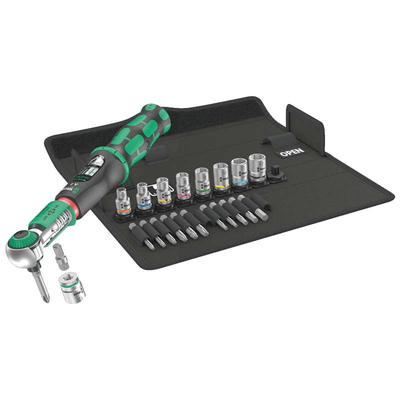 

Adjustable Reversing Ratchet Torque Wrench Set 2-12Nm