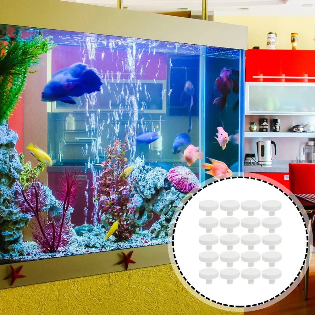 Ceramic Coral Plugs Base T Shaped Aquarium Support Fish Tank Decor Bracket Coral Holder Rack Branch Parts Pet Products High