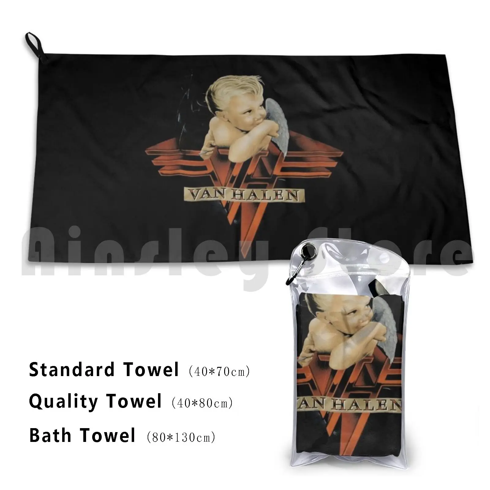 

Baby Halen Smoking Bath Towel Beach Cushion Eddie Van Join Van Club Eddie Hallen Eddie Rip