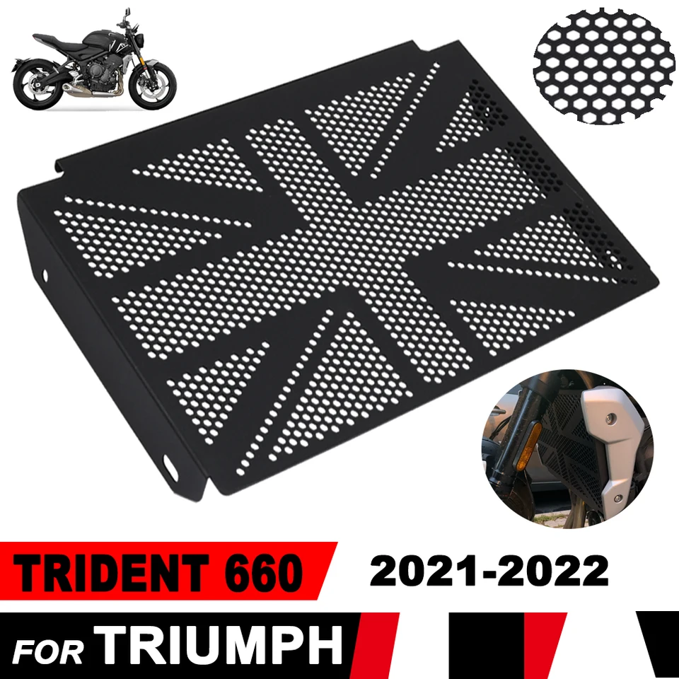 R&G Radiator Guard For Triumph Trident 660 (2021+) (RAD0270BK