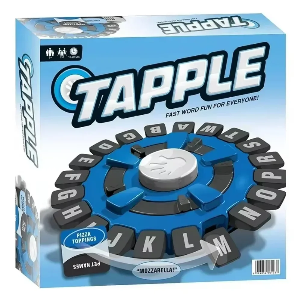 Word Board Game New Upgraded Basta 2.0 Spanish Tapple English Version Quick Thinking Letter Pressing