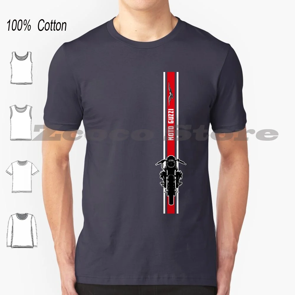 Guzzi V7 Vert T Shirt 100% Cotone Confortevole Di Alta Qualità Guzzi Moto Guzzi Passion Moto Guzzi V7 Guzzi V7 V7 Moto Ho Un Cuore