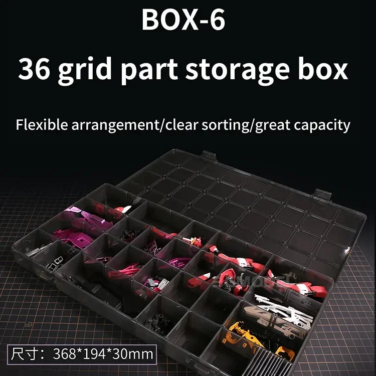 DSPIAE Model Kit parts tool BOX-06 tool box storage box