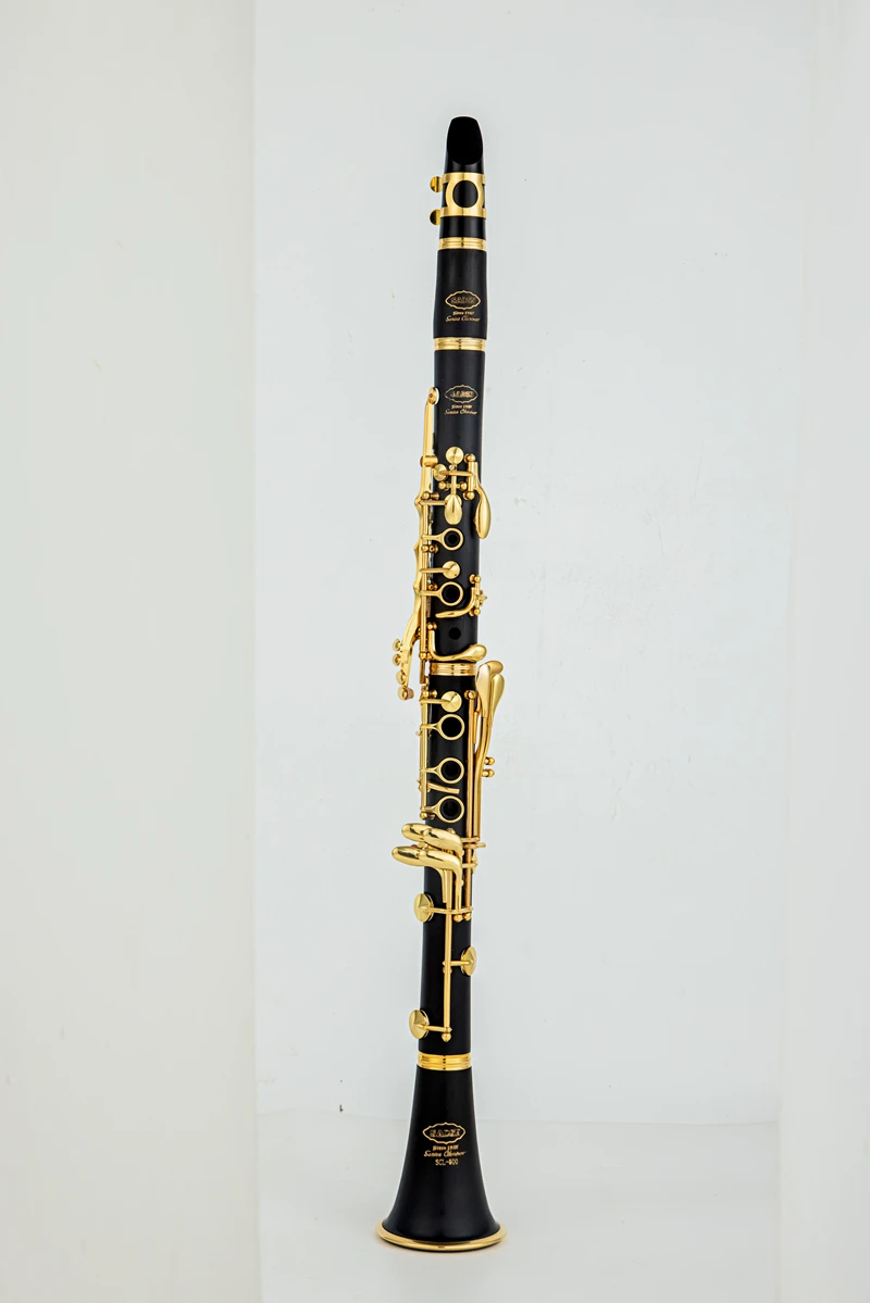 SADSN SCL-500 Clarinet Bb Tune Bakelite Wood Gold Keys Professional Woodwind Instrument With Case Accessories