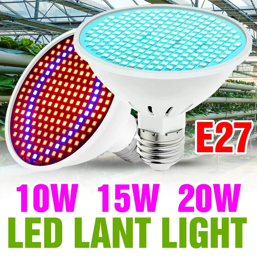 Full Spectrum 20W LED Grow Light Bulb for Indoor Plant Cultivation & Growth