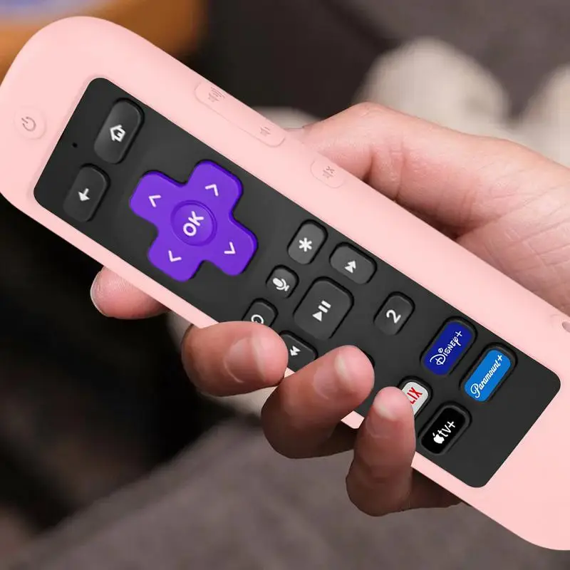ROKU 울트라 2022 TV 스틱용 방진 커버, 리모컨 소프트 실리콘 원격 케이스 교체, 충격 방지 보호 커버