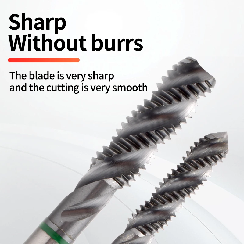 HSS-G JIS Standard Spiral Fluted Tap M2 M2.5 M3 M4 M5 M6 M7 M8 M10 M12 Machine Screw Thread Taps For