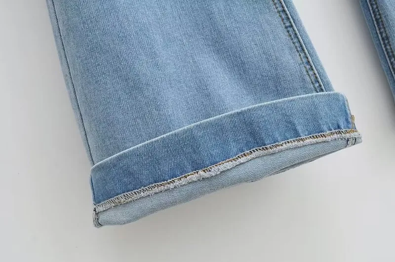 Pantalones vaqueros acampanados de verano para mujer, pantalones vaqueros largos ajustados, pantalones vaqueros elásticos azules de moda Y2K, pantalones vaqueros de cintura alta 2025