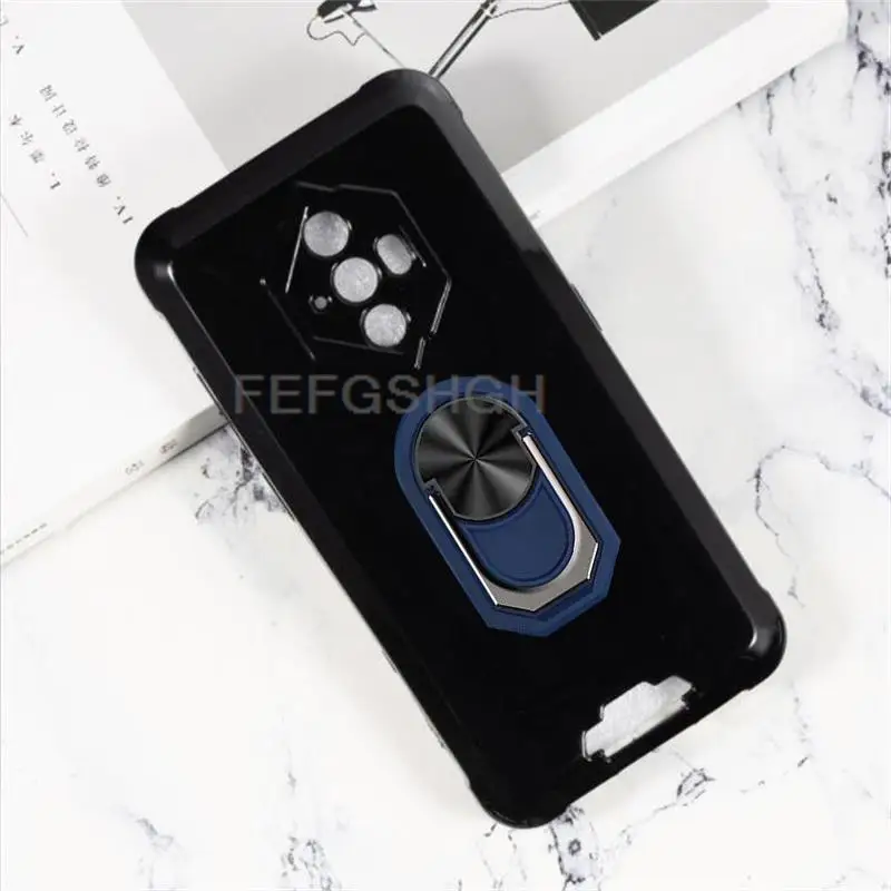 For Blackview BV6600 Case 5.7'' Back Finger Ring Soft TPU Silicone Case For Blackview BV6600 Pro BV 6600 Phone Cover 3