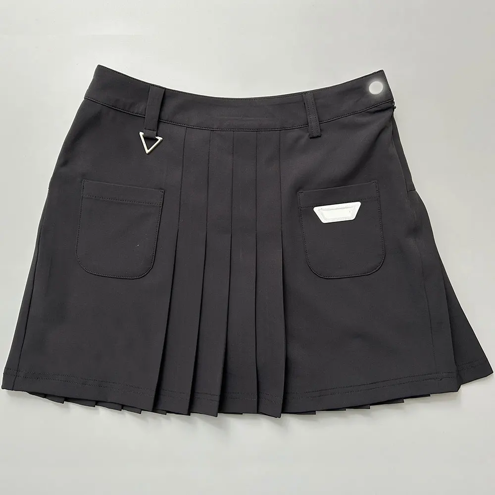 new women's golf short skirt outdoor sports half skirt pleated skirt, comfortable, quick drying, sports,