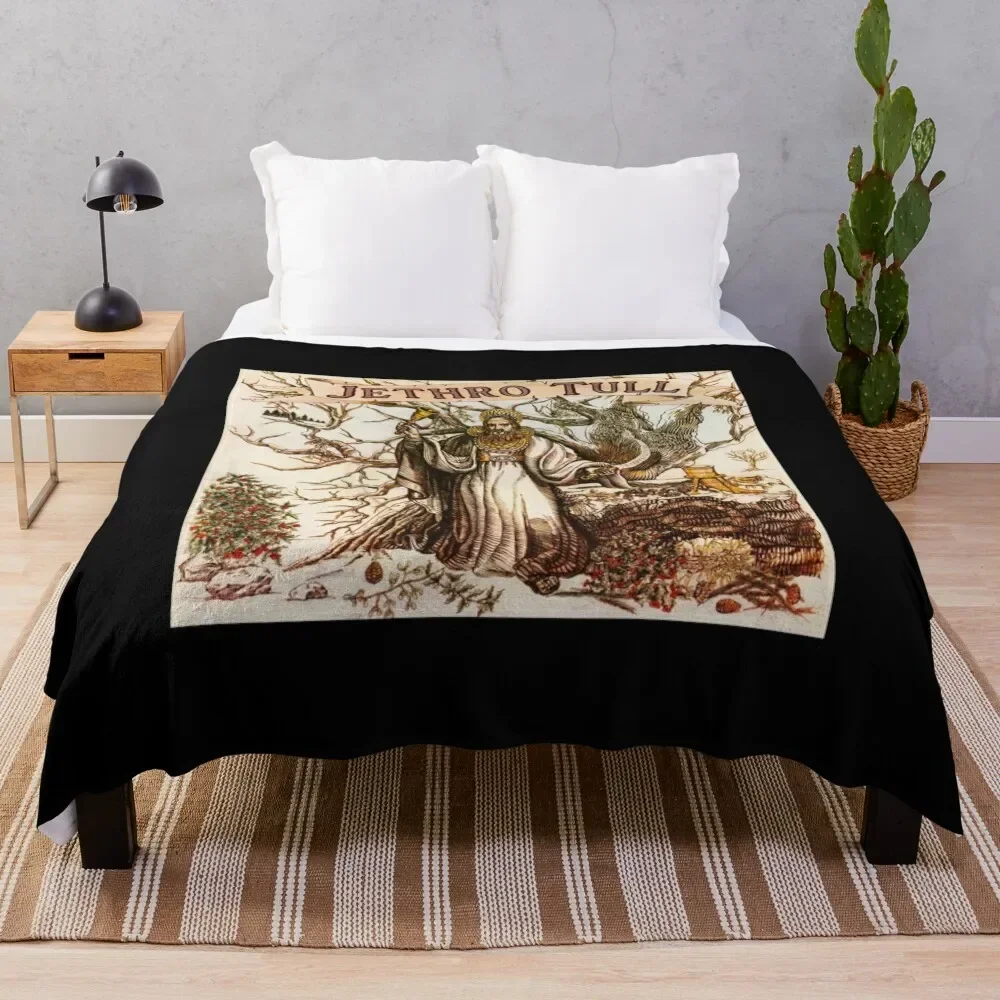 

JETHRO TULL Rock Band Memories Throw Blanket Bed linens Retros Blankets