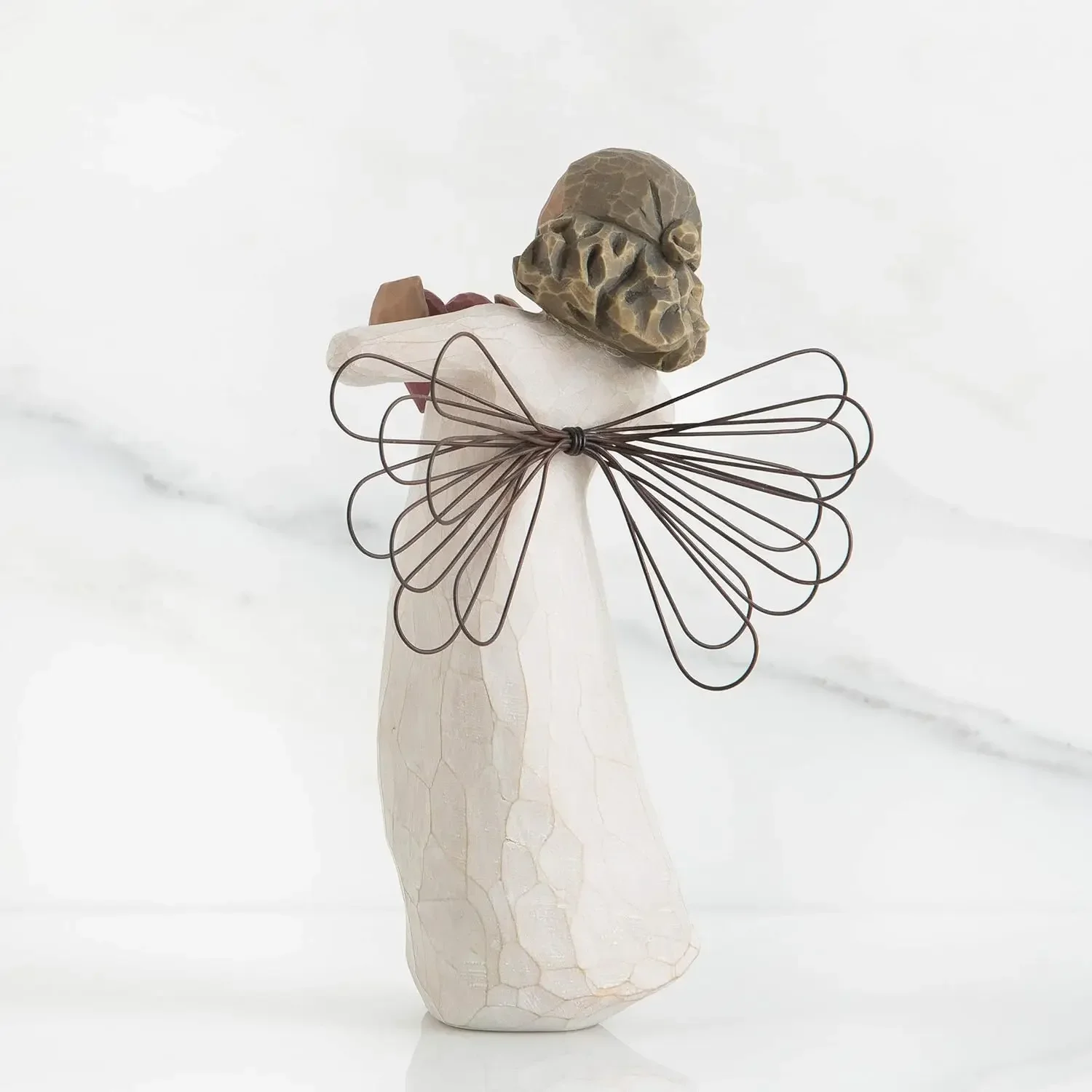 Love Angel Home Furnishings Creative Resin Sculpture Living Room Bedroom Dining Table Crafts Holiday Christmas Gift Decorations