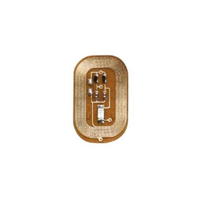 5Pcs NFC Flash Nail Sticker LED Bare Chip Intelligent Luminous Nail Lamp Nail Sticker Enhancement 3