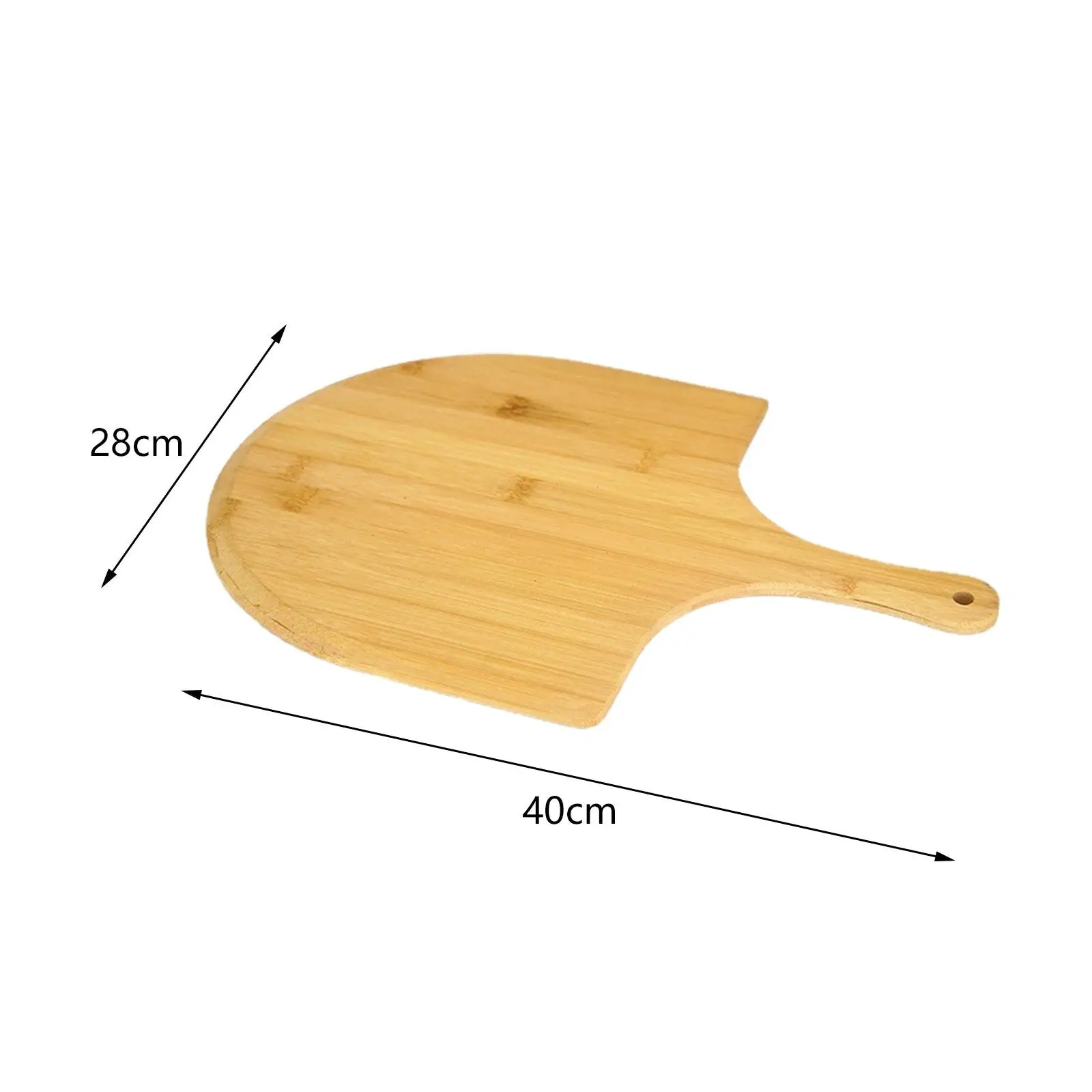 Bamboo Pizza Peel Wooden Pizza Cutting Board for Baking Vegetables Cutting