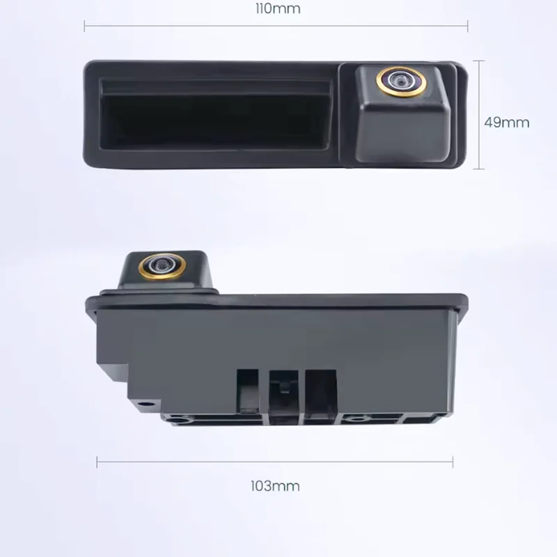 170 °   AHD 1080P CVBS 차량 후방 카메라 (아우디 A3 8P A6 C6 A1 Q7 A4 B7 B6 S5 A6L Q5용) 야간 시야 후진 카메라