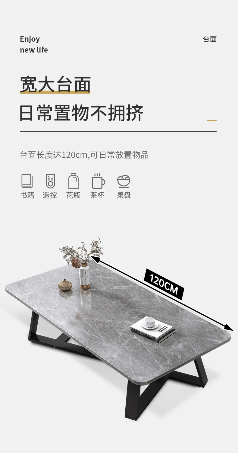 Luxury Coffee Tables Living Room Modern Design Marble Top Minimalist Low Dinning Table Nordic Mesa Auxiliar Bedroom Furniture