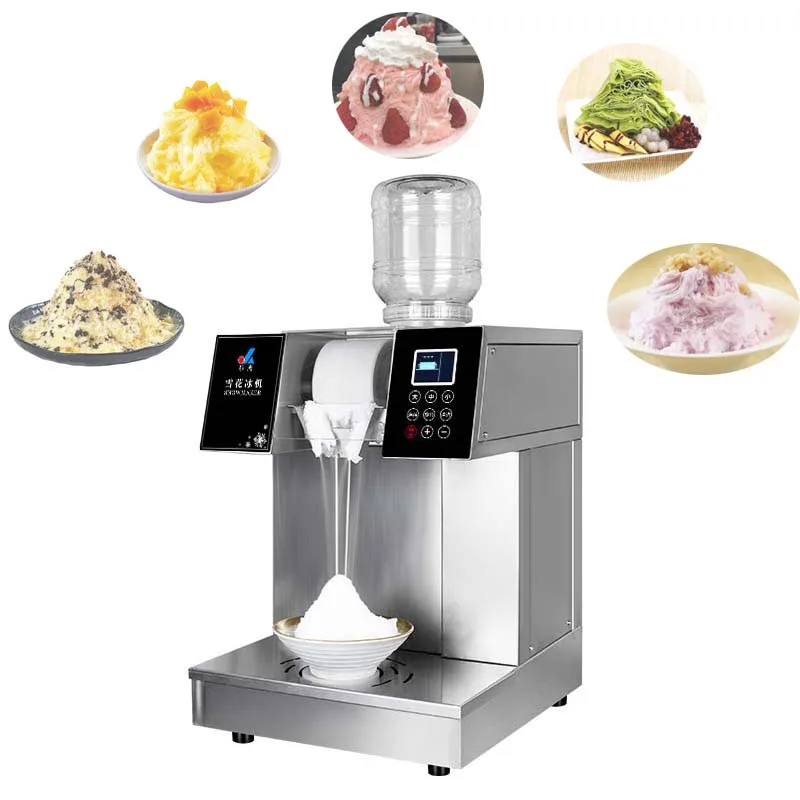

Automatic Milk Snow Ice Machine Coffee Shop Commercial Snow Flake Ice Making Machine Ice Shaver Machine 1200W